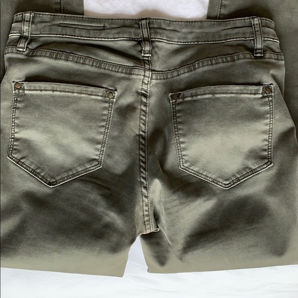 Club Monaco Sonica Denim Pant (Olive Colour) - Picture 14 of 15